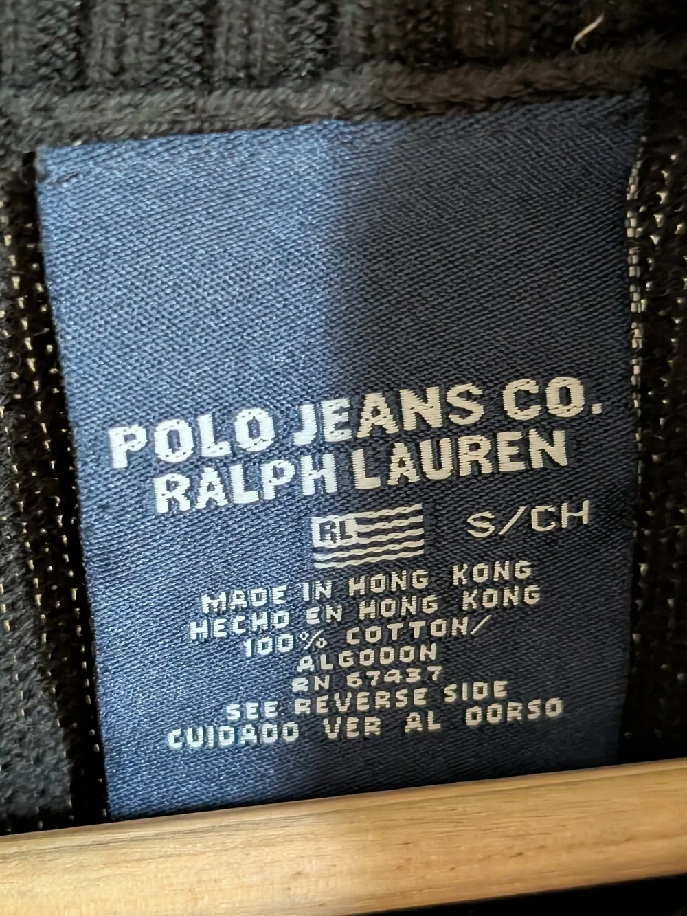 Vintage Ralph Lauren Polo Jeans Co. Turtleneck Sweater In Black - S/CH